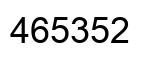 Número 465352 imagen negro