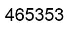 Número 465353 imagen negro