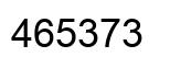 Número 465373 imagen negro