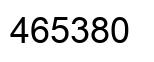 Number 465380 black image