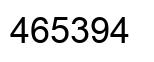 Number 465394 black image