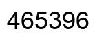 Number 465396 black image