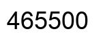 Número 465500 imagen negro