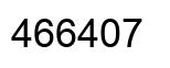 Number 466407 black image