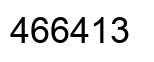 Number 466413 black image