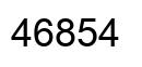 Número 46854 imagen negro