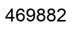 Number 469882 black image