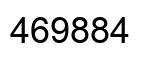 Number 469884 black image