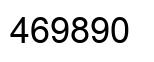 Number 469890 black image
