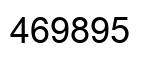 Number 469895 black image