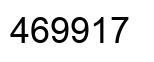 Número 469917 imagen negro