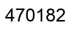 Number 470182 black image