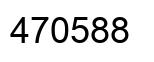 Number 470588 black image