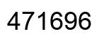 Number 471696 black image