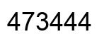 Número 473444 imagen negro