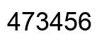 Número 473456 imagen negro