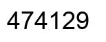 Número 474129 imagen negro