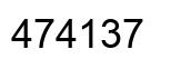 Número 474137 imagen negro