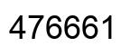 Número 476661 imagen negro