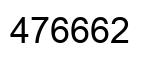 Número 476662 imagen negro