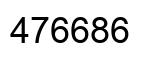 Número 476686 imagen negro