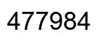 Número 477984 imagen negro