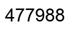 Número 477988 imagen negro