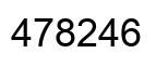 Number 478246 black image