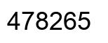 Número 478265 imagen negro