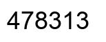 Número 478313 imagen negro