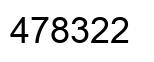 Number 478322 black image