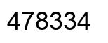 Número 478334 imagen negro