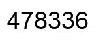 Número 478336 imagen negro
