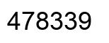 Number 478339 black image