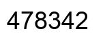 Número 478342 imagen negro
