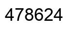 Number 478624 black image