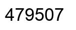 Número 479507 imagen negro