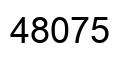 Número 48075 imagen negro