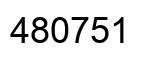 Número 480751 imagen negro