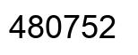 Número 480752 imagen negro