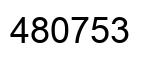 Número 480753 imagen negro