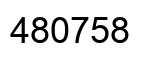 Número 480758 imagen negro