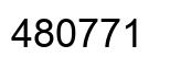 Number 480771 black image