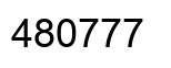 Número 480777 imagen negro
