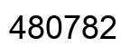 Número 480782 imagen negro