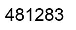 Número 481283 imagen negro