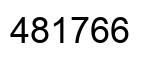 Número 481766 imagen negro