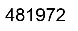Número 481972 imagen negro