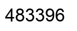 Number 483396 black image