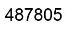 Número 487805 imagen negro